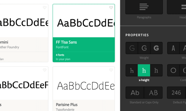To choose the right typeface, look at its x-height