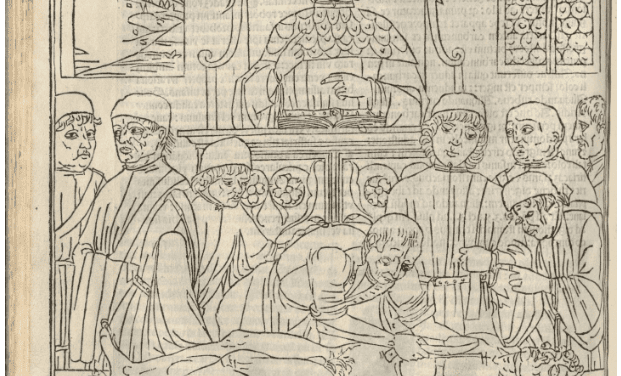 The First Printed Illustration of a Modern Dissection