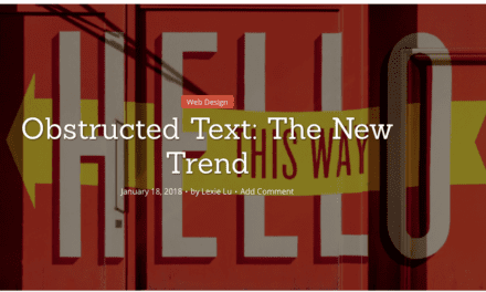 Obstructed Text: The New Trend