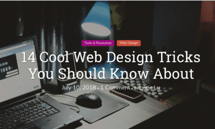 14 Cool Web Design Tricks You Should Know About