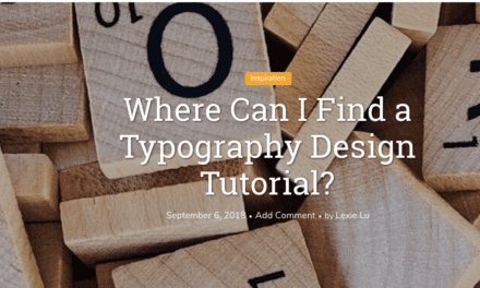 Where Can I Find a Typography Design Tutorial?