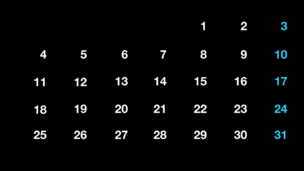 A brief history of calendar design