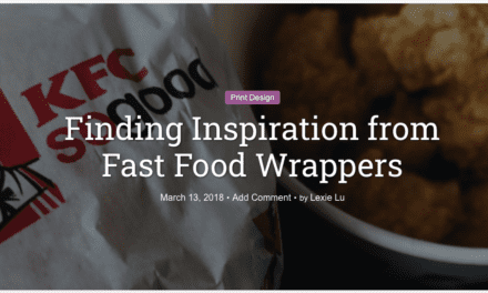 Finding Inspiration from Fast Food Wrappers