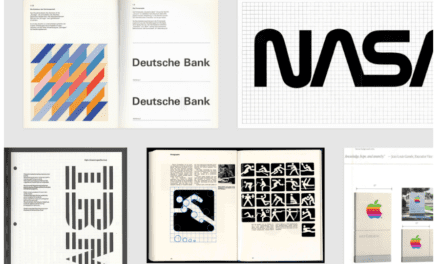 Iconic brand guidelines and logo manuals from 60s, 70s and 80s