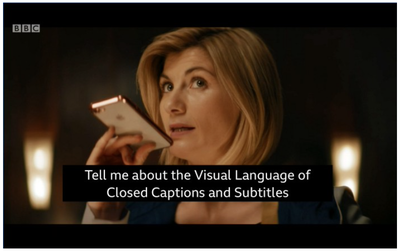 A guide to the visual language of closed captions and subtitles