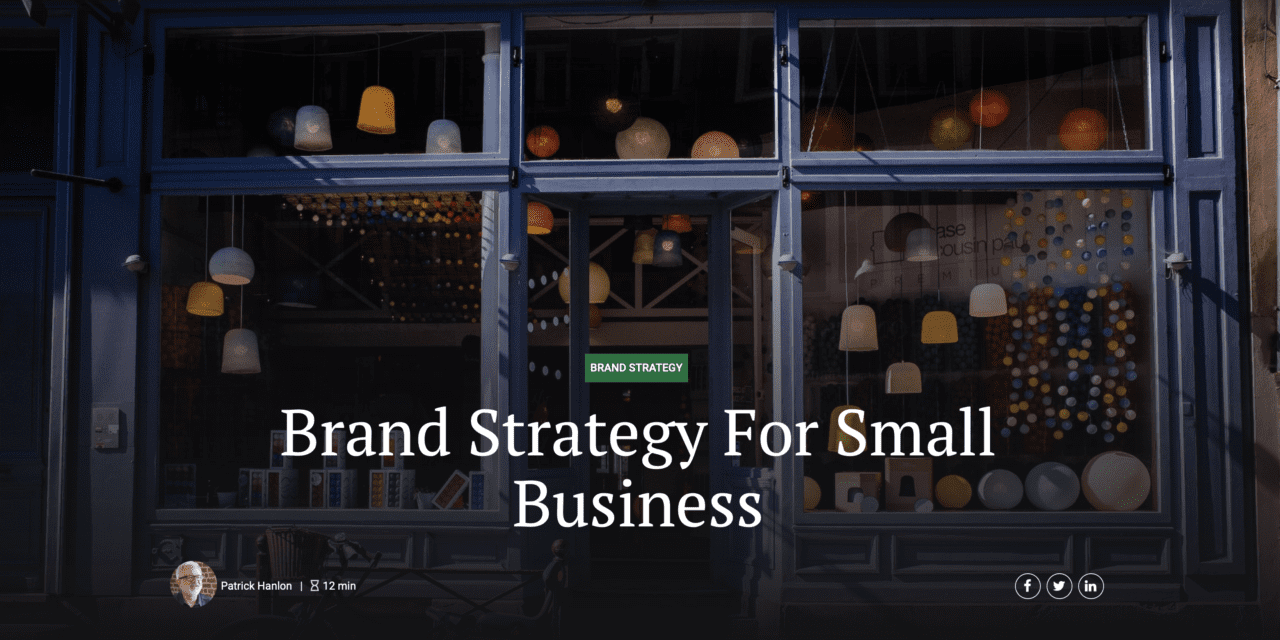 Brand Strategy For Small Business