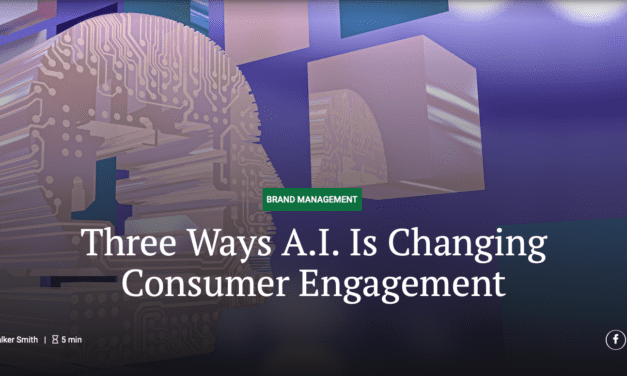 Three Ways AI Is Changing Consumer Engagement
