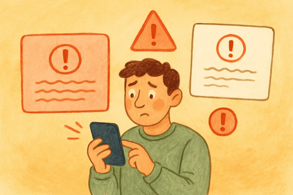 Error handling - UX design patterns - Dark Square